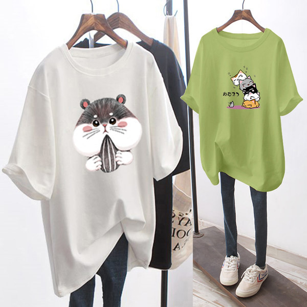 Γυναικείο μπλουζάκι εγκυμοσύνης με φαρδιά εφαρμογή