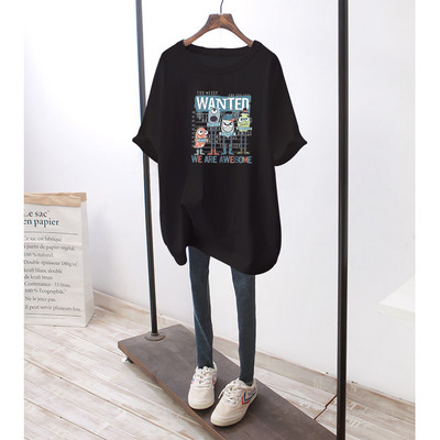 Trudnička majica širokog uzorka s printom