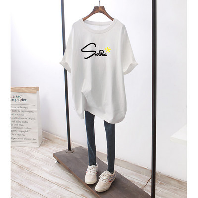 Trudnička majica širokog uzorka s printom