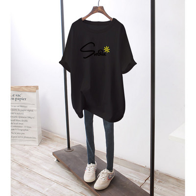 Trudnička majica širokog uzorka s printom