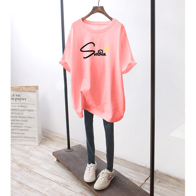 Trudnička majica širokog uzorka s printom