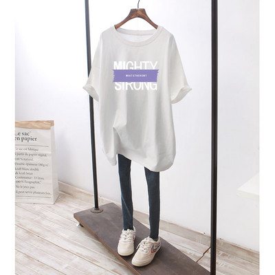 Trudnička majica širokog uzorka s printom