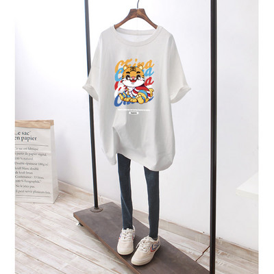 Trudnička majica širokog uzorka s printom