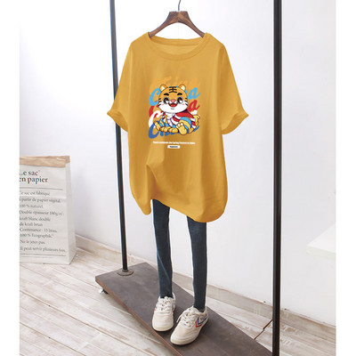 Trudnička majica širokog uzorka s printom