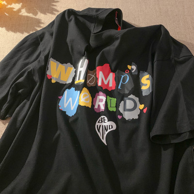 Μπλουζάκι casual γυναικείο με έγχρωμη στάμπα για εγκύους