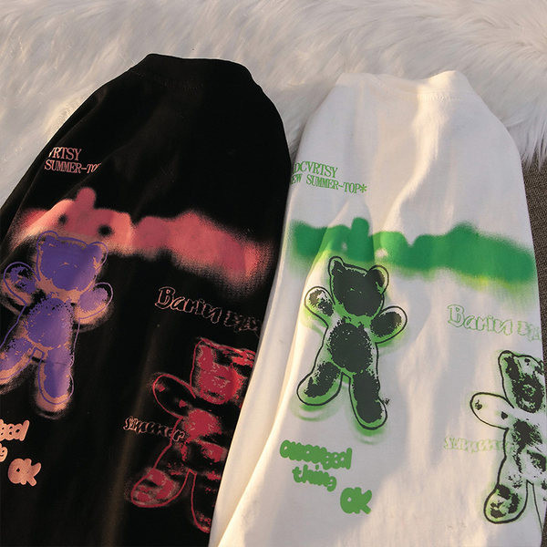 Γυναικείο Casual T-Shirt εγκυμοσύνης με απλικέ Bear