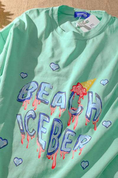 Καλοκαιρινό εμπριμέ βαμβακερό μπλουζάκι για εγκύους