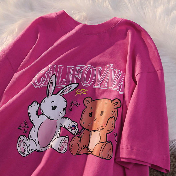 Νέο μοντέλο γυναικείο μπλουζάκι με πολύχρωμη στάμπα για εγκύους