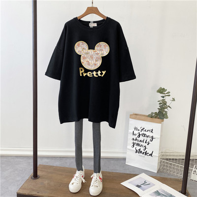 Γυναικείο μπλουζάκι με στάμπα εγκυμοσύνης