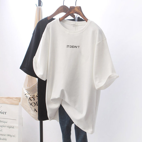 Ženska ležerna majica za trudnice s O-izrezom