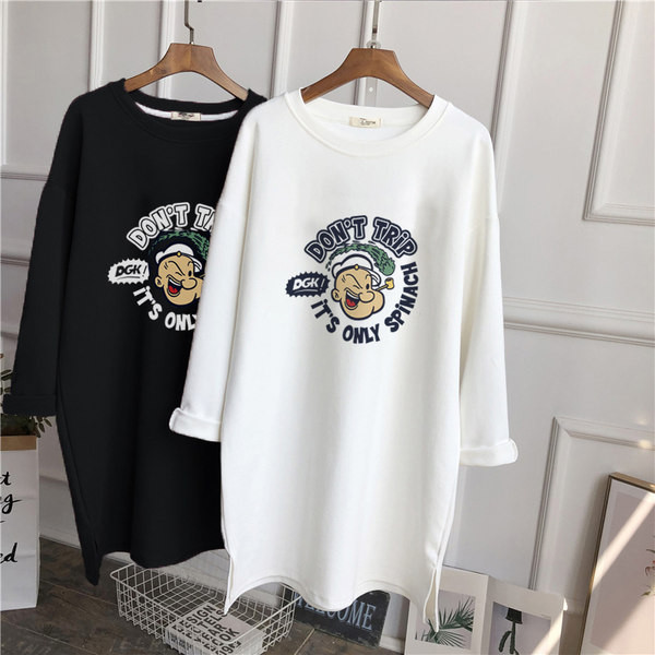 Φθινοπωρινή μπλούζα με μακριά μανίκια κατάλληλη για εγκύους