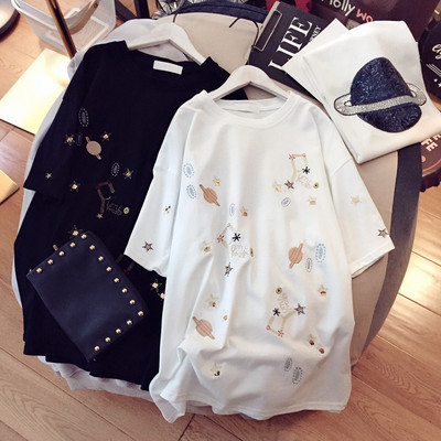 Βαμβακερό μπλουζάκι με πολύχρωμο στάμπα κατάλληλο για εγκύους