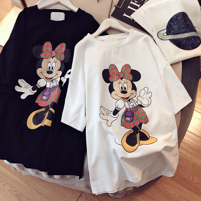 Βαμβακερό μπλουζάκι με πολύχρωμο στάμπα κατάλληλο για εγκύους