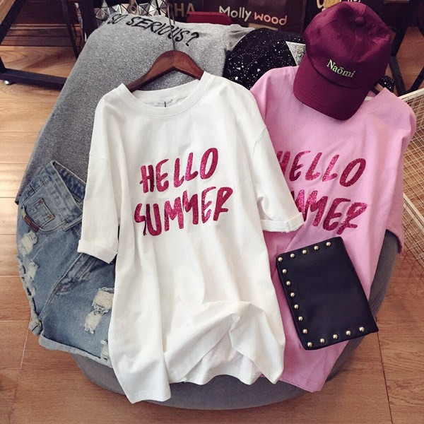 Βαμβακερό μπλουζάκι με πολύχρωμο στάμπα κατάλληλο για εγκύους