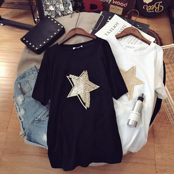 Βαμβακερό μπλουζάκι με πολύχρωμο στάμπα κατάλληλο για εγκύους