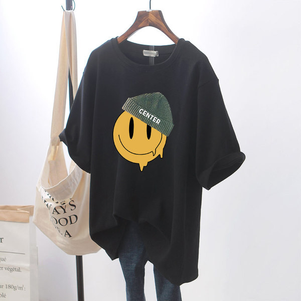 Γυναικείο μπλουζάκι εγκυμοσύνης με πολύχρωμο print