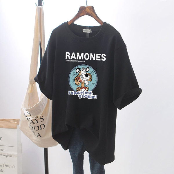 Γυναικείο μπλουζάκι εγκυμοσύνης με πολύχρωμο print