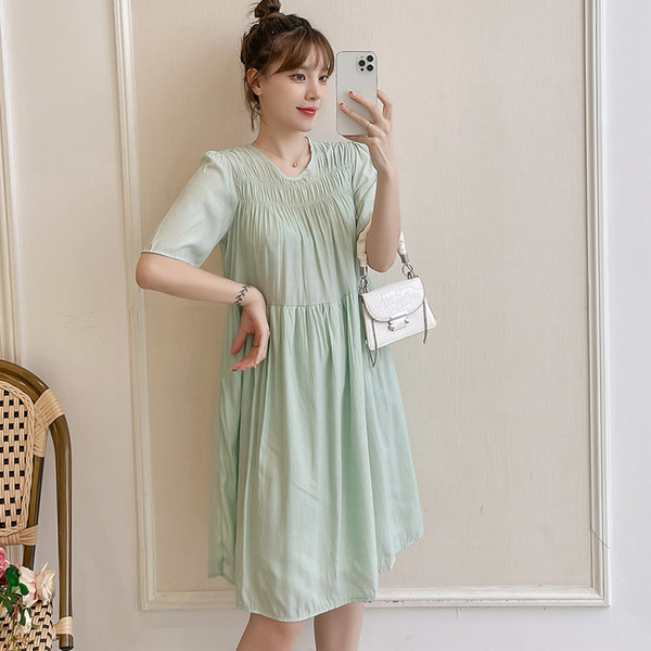 Φαρδύ μοντέλο  καλοκαιρινό φορέμα κατάλληλο για έγκυες γυναίκες