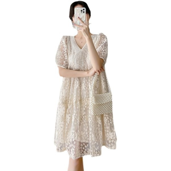 Γυναικείο κομψό φόρεμα εγκυμοσύνης από τούλι