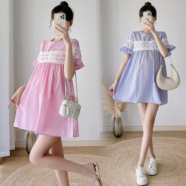 Къса лятна рокля подходяща за бременни