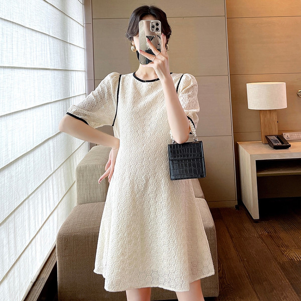 Kratka ljetna haljina za trudnice