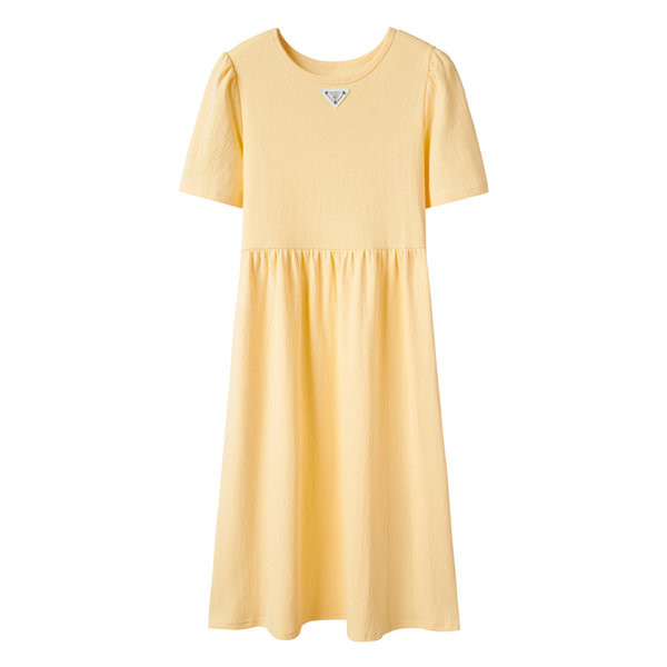 Šarena ženska trudnička haljina s ovalnim izrezom