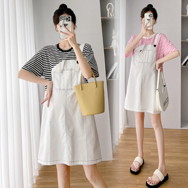 Ženska dvodijelna imitacija trudničke haljine