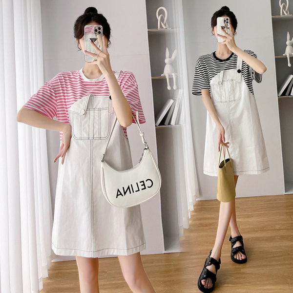 Ženska dvodijelna imitacija trudničke haljine