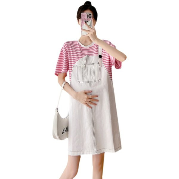 Ženska dvodijelna imitacija trudničke haljine