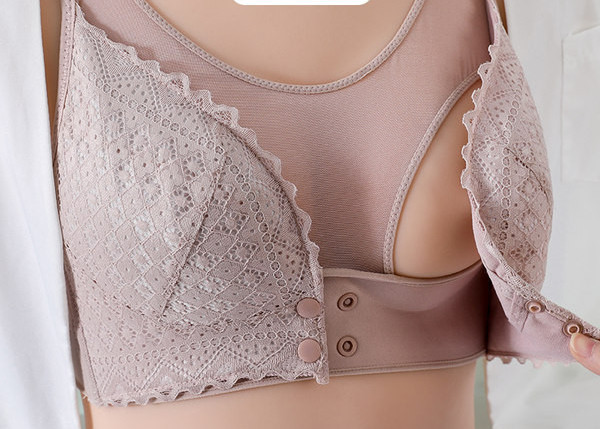 Ženski čipkasti grudnjak pogodan za dojenje