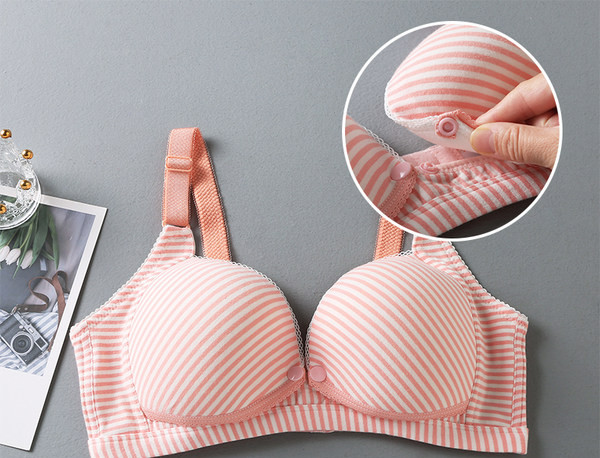 Ženski grudnjak s podesivim naramenicama za trudnice - dva komada