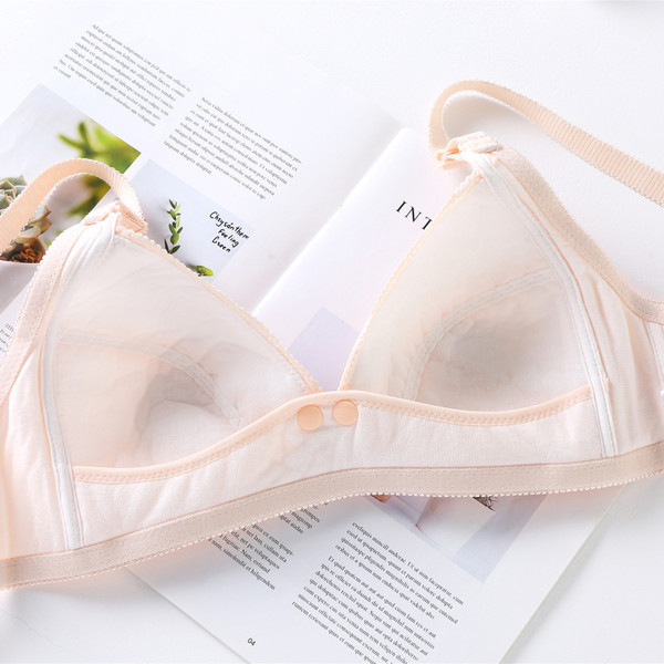 Γυναικείο σουτιέν με μεταλλικό κούμπωμα - κατάλληλο για θηλάζουσες μητέρες