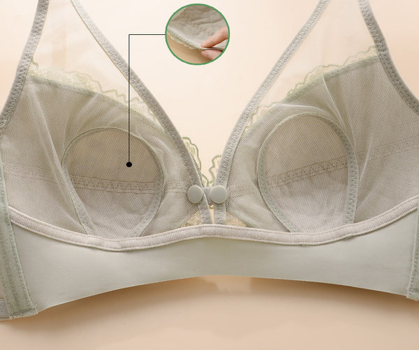 Čipkasti grudnjak s podesivim naramenicama - pogodan za dojenje