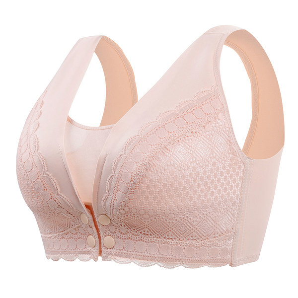 Komplektā 2 kokvilnas krūšturi ar mežģīnēm piemērots zīdīšanai