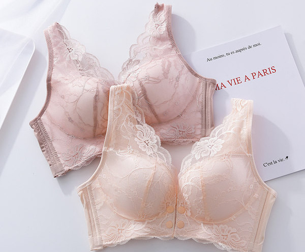 Mežģīņu krūšturis barošanai - komplektā pa 2