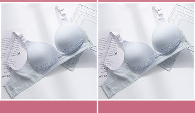 Μονόχρωμο γυναικείο σουτιέν θηλασμού - δύο τεμαχίων