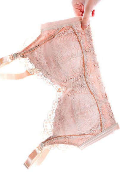 Čipkasti grudnjak s podesivim naramenicama pogodan za dojenje