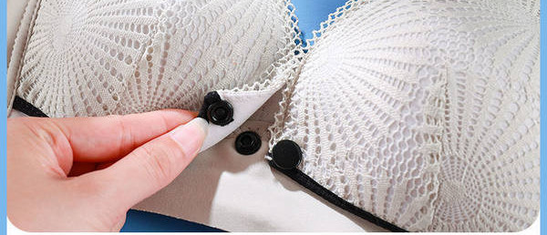 Čipkasti grudnjak pogodan za dojilje