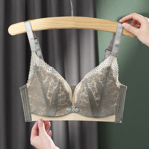 Čipkasti grudnjak s prednjim kopčanjem pogodan za dojenje