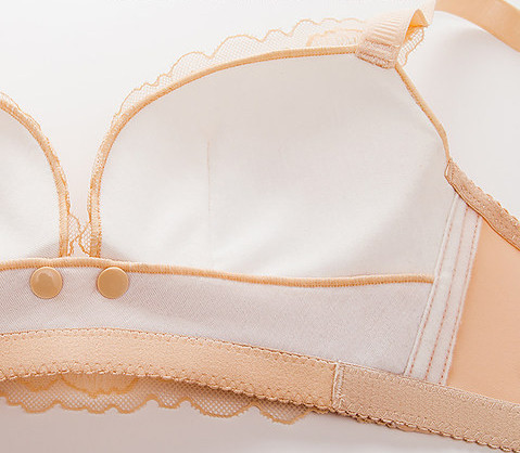 Mežģīņu krūšturis barošanai ar platām lencēm