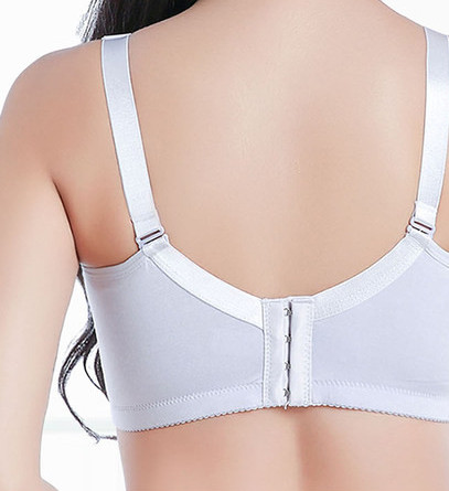 Дамски памучен сутиен с дантела за кърмачки