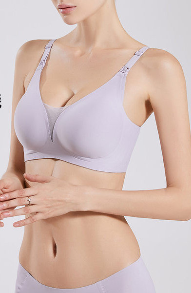 Изчистен модел дамски сутиен за кърмене