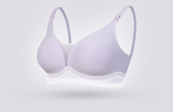 Изчистен модел дамски сутиен за кърмене