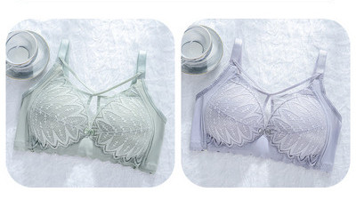 Jauna modeļa sieviešu krūšturis ar mežģīnēm barojošām māmiņām