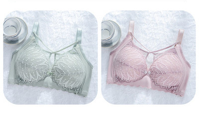 Jauna modeļa sieviešu krūšturis ar mežģīnēm barojošām māmiņām