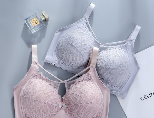 Jauna modeļa sieviešu krūšturis ar mežģīnēm barojošām māmiņām