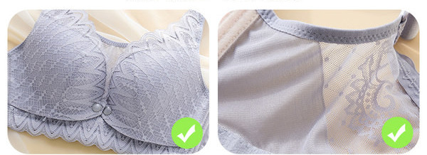 Mežģīņu krūšturis barošanai - komplektā 2