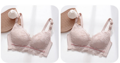 Δαντελένιο σουτιέν για θηλάζουσες μητέρες - σετ 2 τεμαχίων