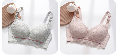 Δαντελένιο σουτιέν για θηλάζουσες μητέρες - σετ 2 τεμαχίων