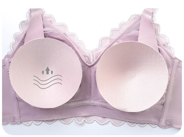 Sieviešu mežģīņu krūšturis barošanai - divi gabali